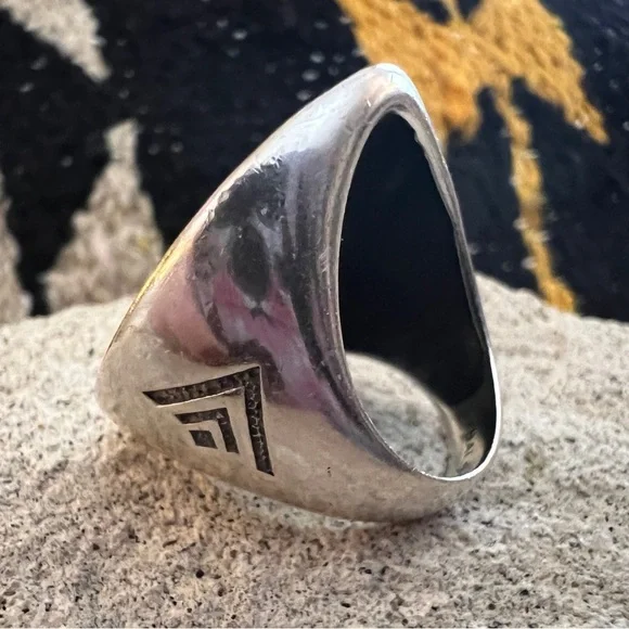 ❤️ Silpada Sterling Silver Retired Roman Medallion Coin Ring Sz8 Statement R1901 - Picture 4 of 16